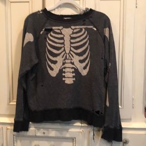 Wildfox sweatshirt medium intentionally distressed